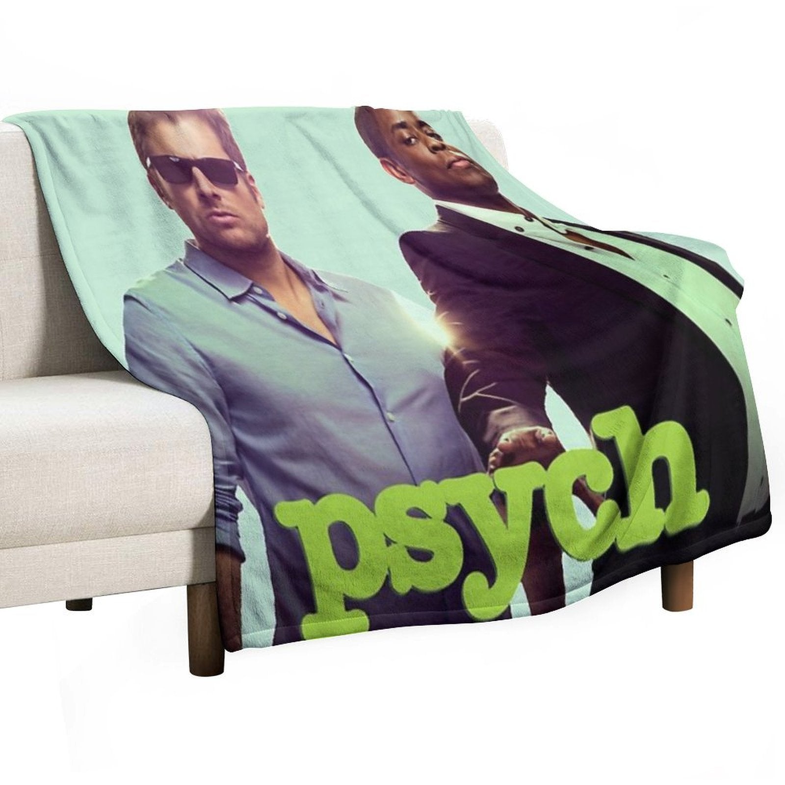 Psych Anti-pilling Throw Blanket