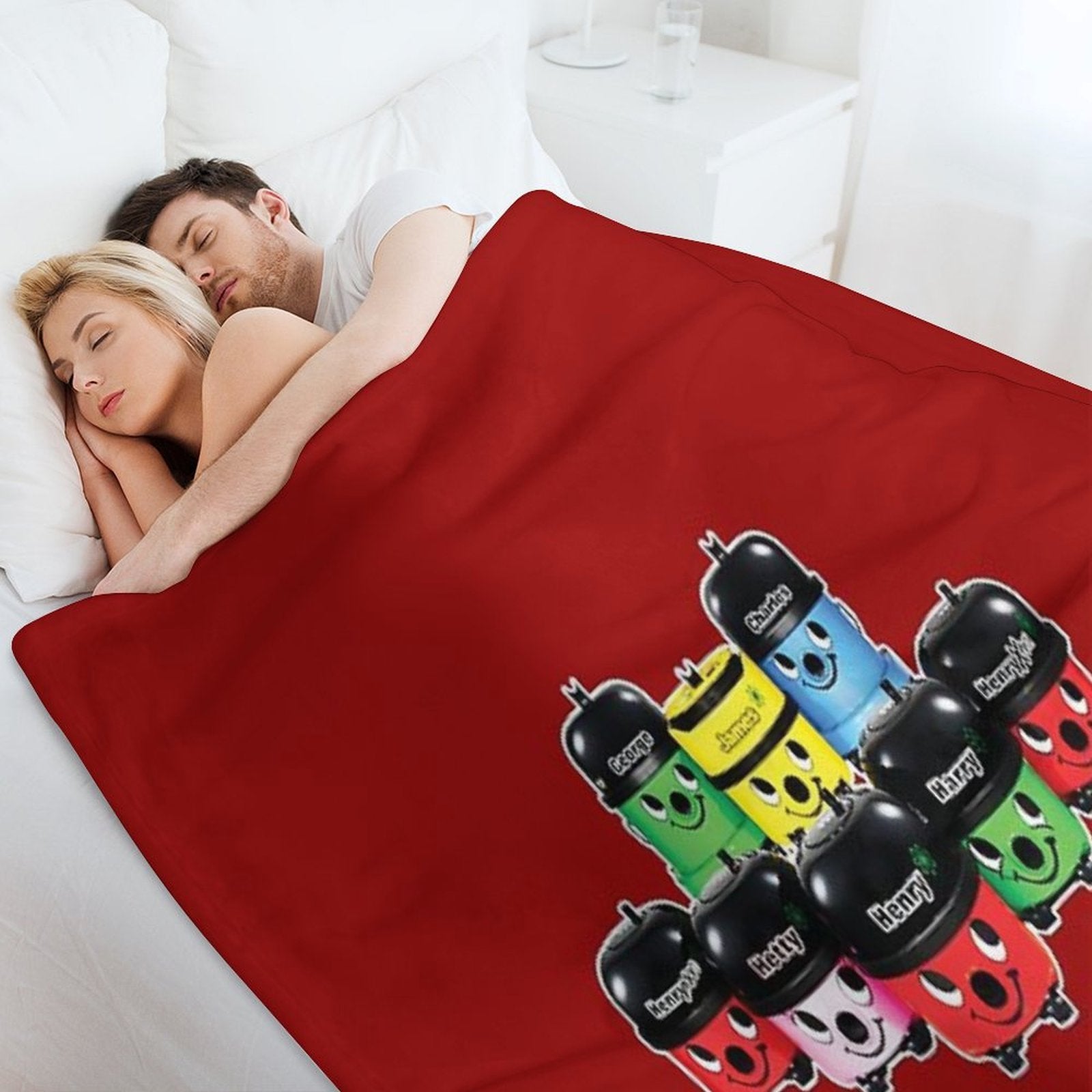 Henry Hoover And Friends Premium Throw Blanket