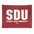 Student Debt University - Reddish Tapestry