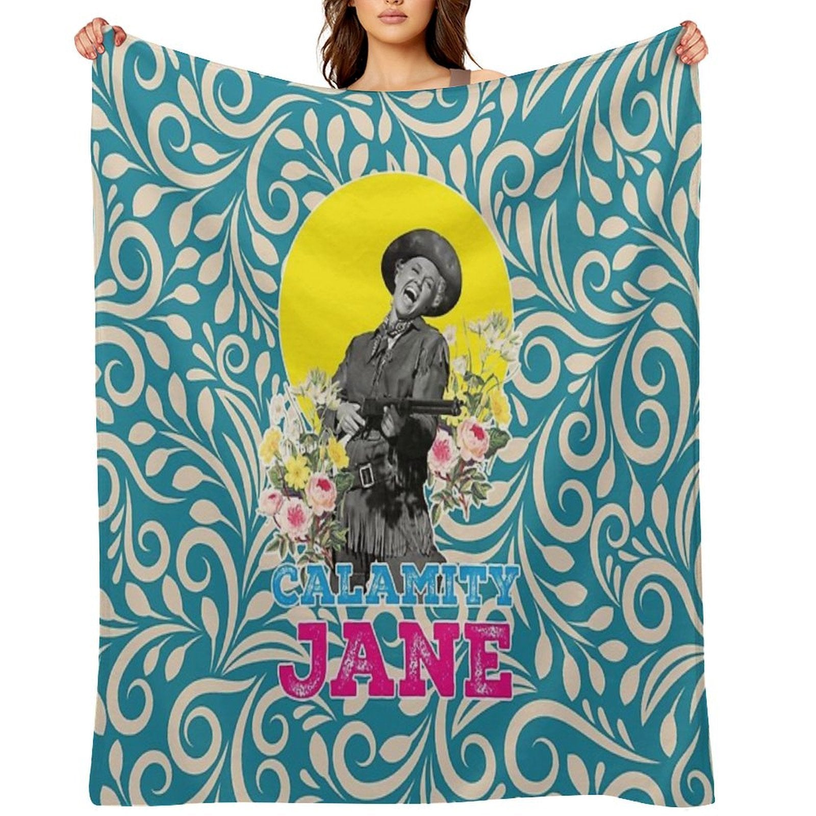 Calamity Jane, Film, 50s Premium Throw Blanket