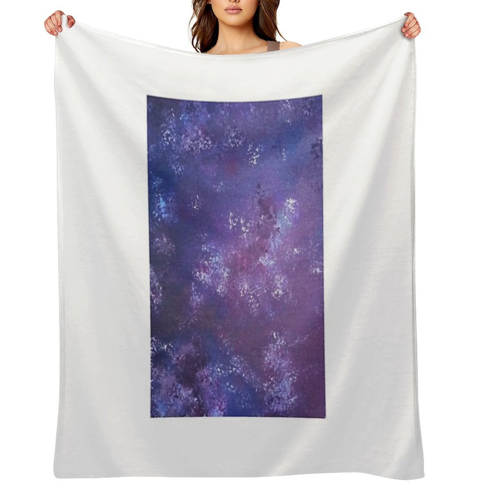 Another Take on Time And Space Velvety-soft Throw Blanket