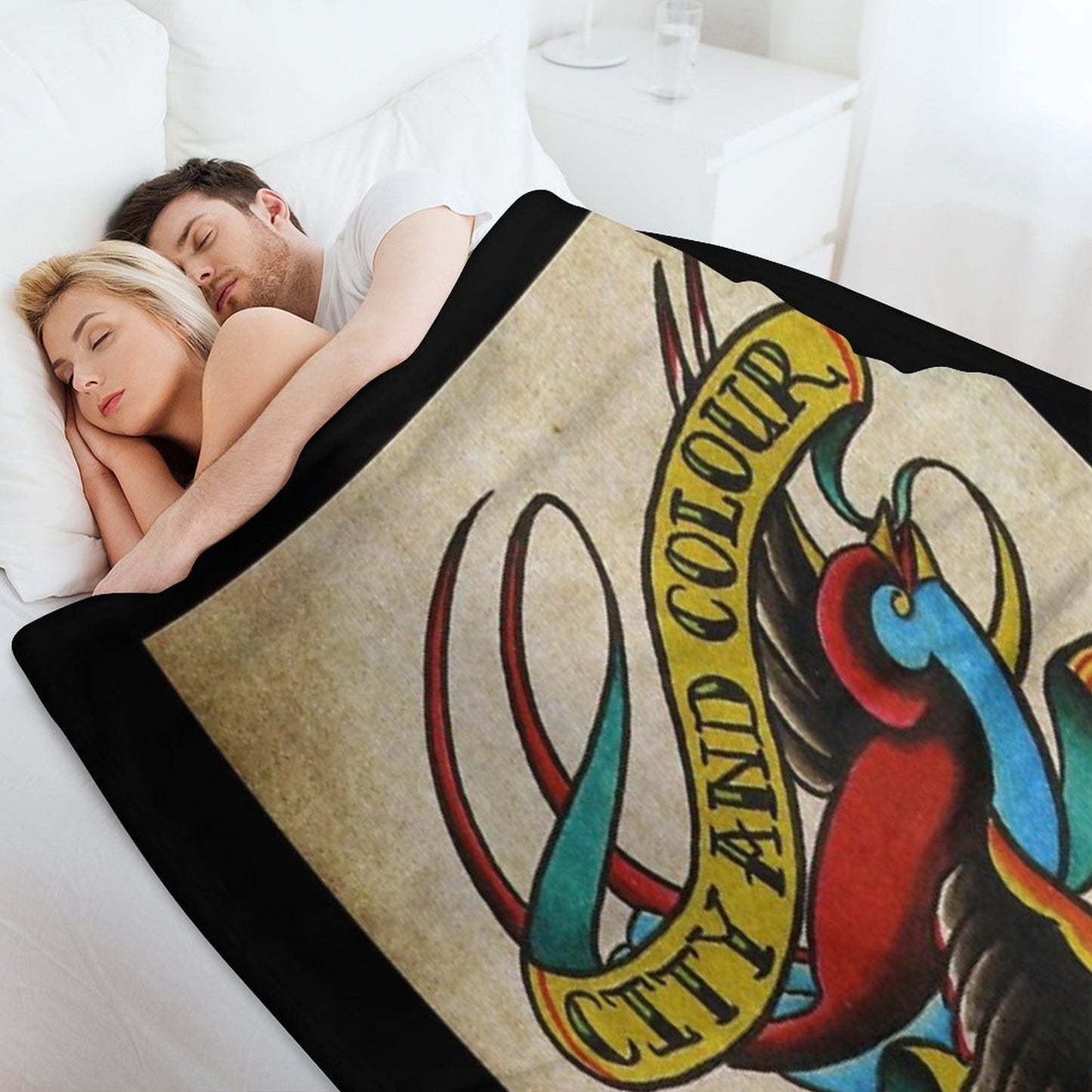City And Colour Sometimes Machine-washable Throw Blanket