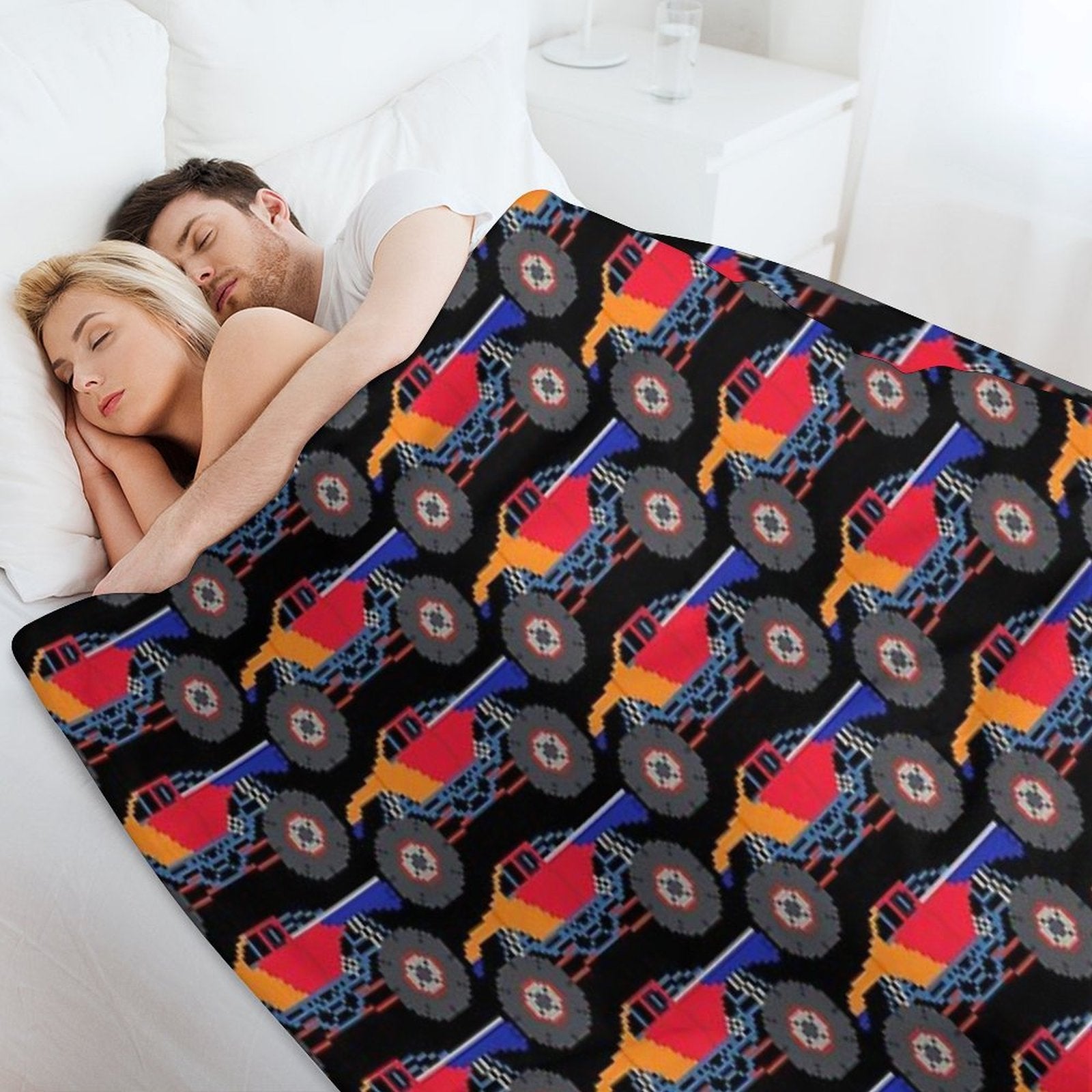 Monster Truck - The Kids' Picture Show Eco-conscious Throw Blanket
