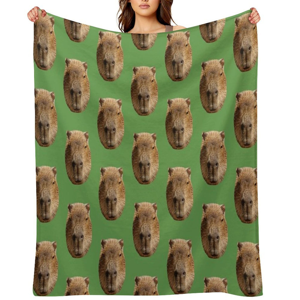 Don't Worry Be Cappy Wrinkle-free Throw Blanket