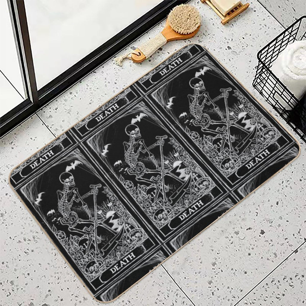 Death Card  Odorless Bath Mat