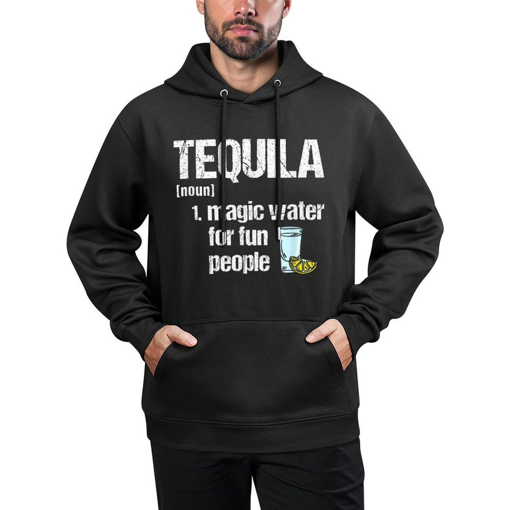 Mis Amigos Funny Salt Lime  Tacos Tequila Shape Retention Hoodie