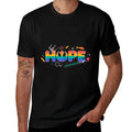 Star Wars Pride Hope Rainbow Rebel Symbol Galactic Doodles  Trendy Pattern T-Shirt