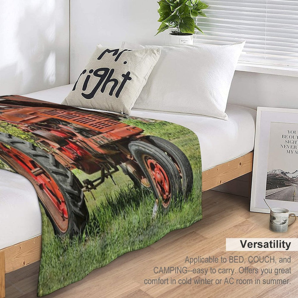 1952 Farmall Tractor Versatility Throw Blanket