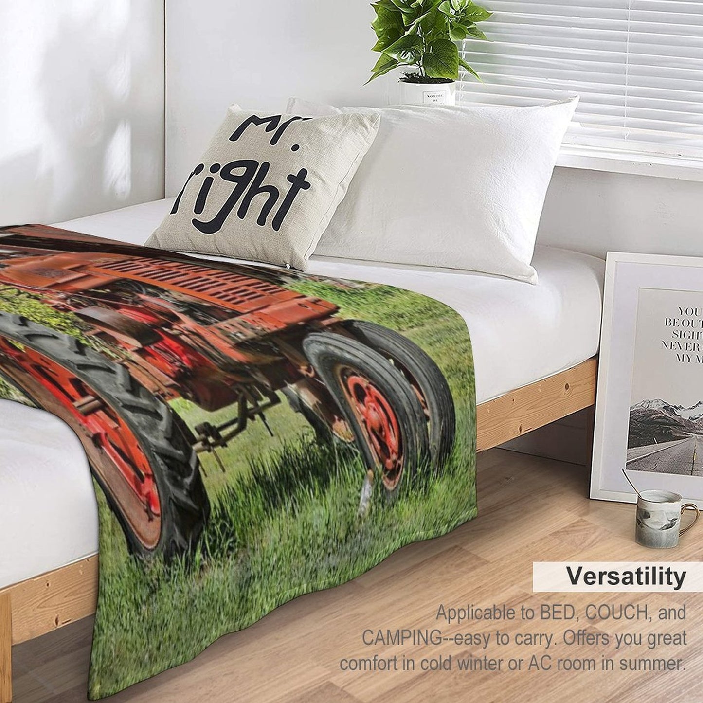 1952 Farmall Tractor Versatility Throw Blanket