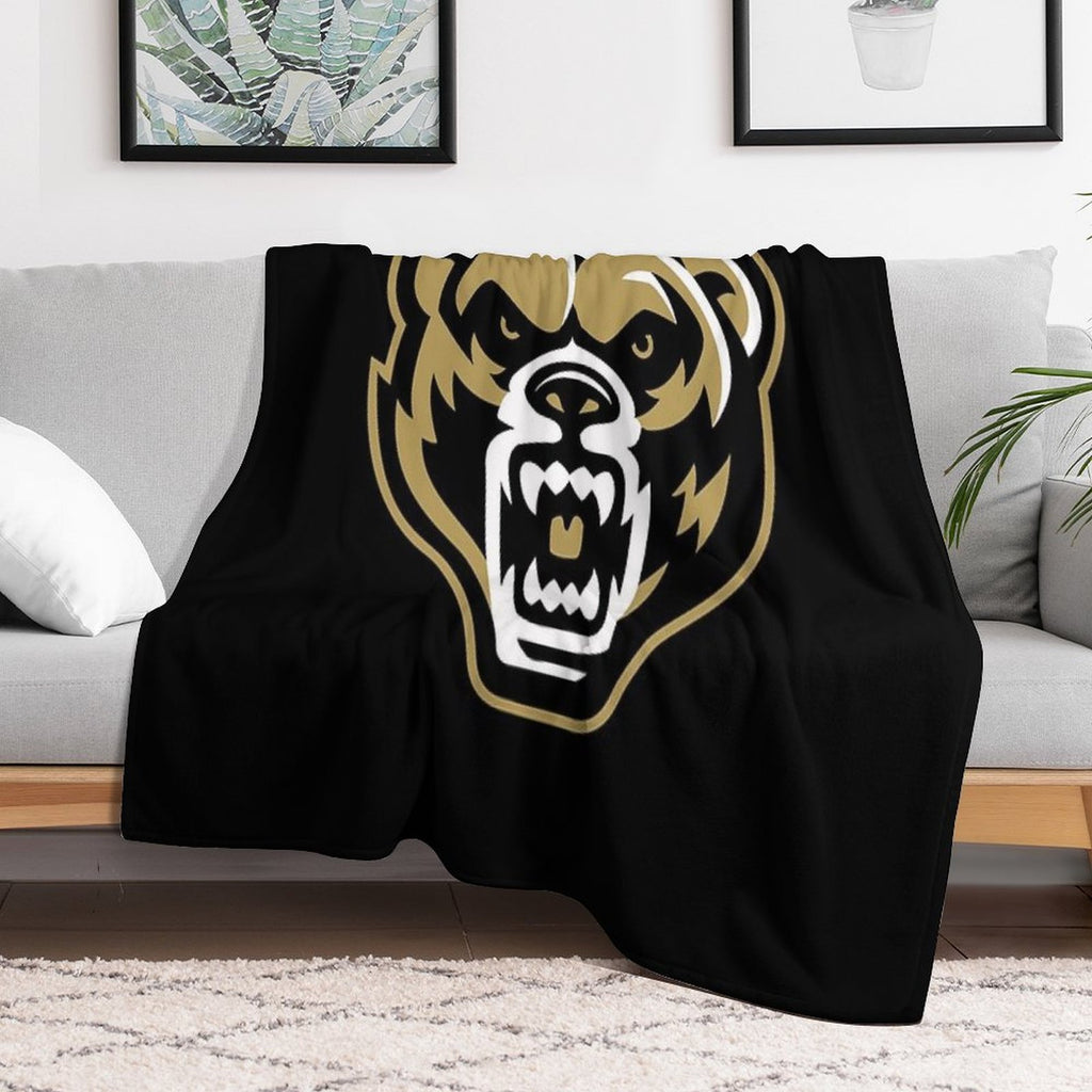 Oakland Golden Grizzlies Travel-friendly Throw Blanket