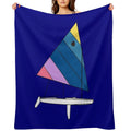 Sunfish Sailboat Multi-functional Throw Blanket