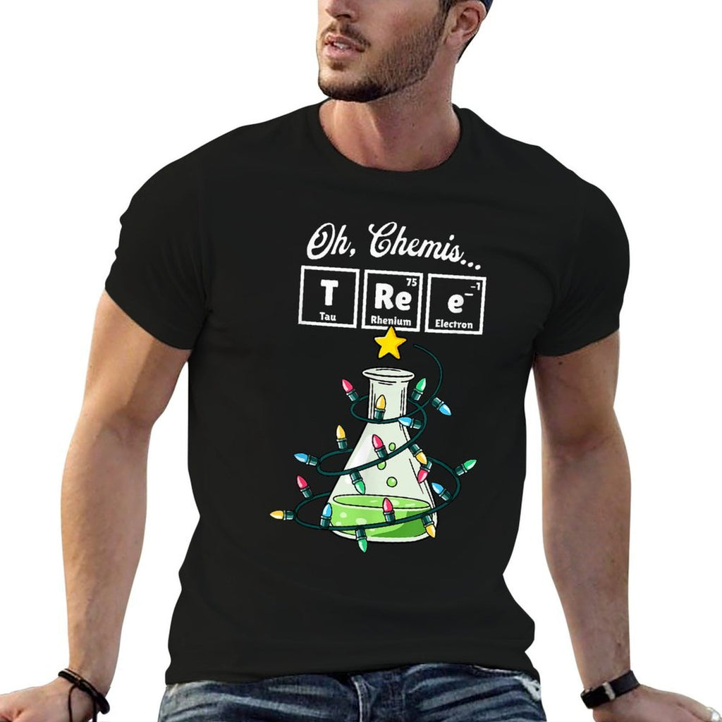 Chemistry by Joy Haus Unisex-Adult Christmas Science Professor Teacher Chemistry  Polyester Blend T-Shirt