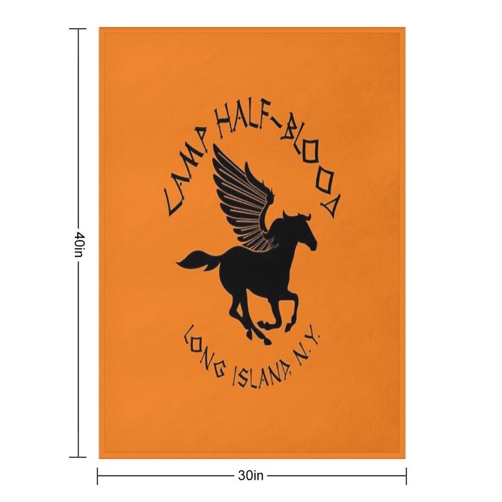 Camp Half-Blood Plush Throw Blanket