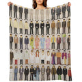 England Quick-dry Throw Blanket