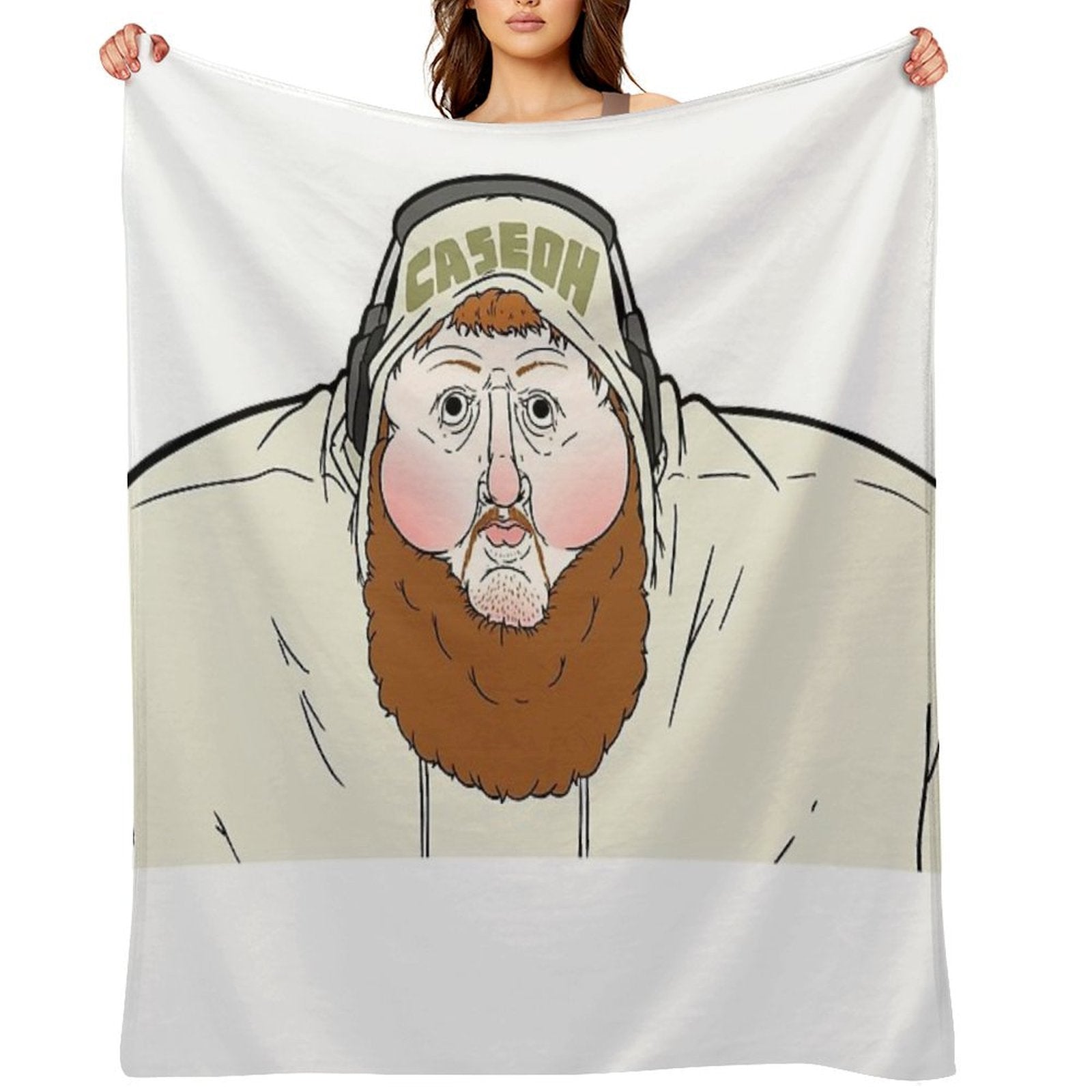 CASEOH CARTOON MEME [LIMITED TIME ONLY] Multi-functional Throw Blanket