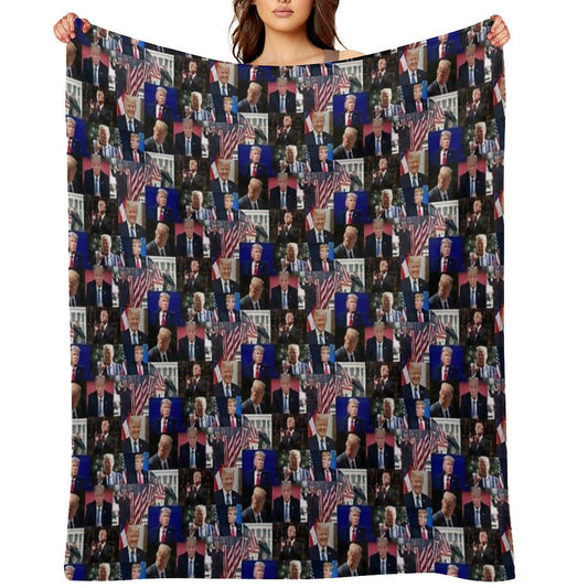 Trump Machine-washable Throw Blanket