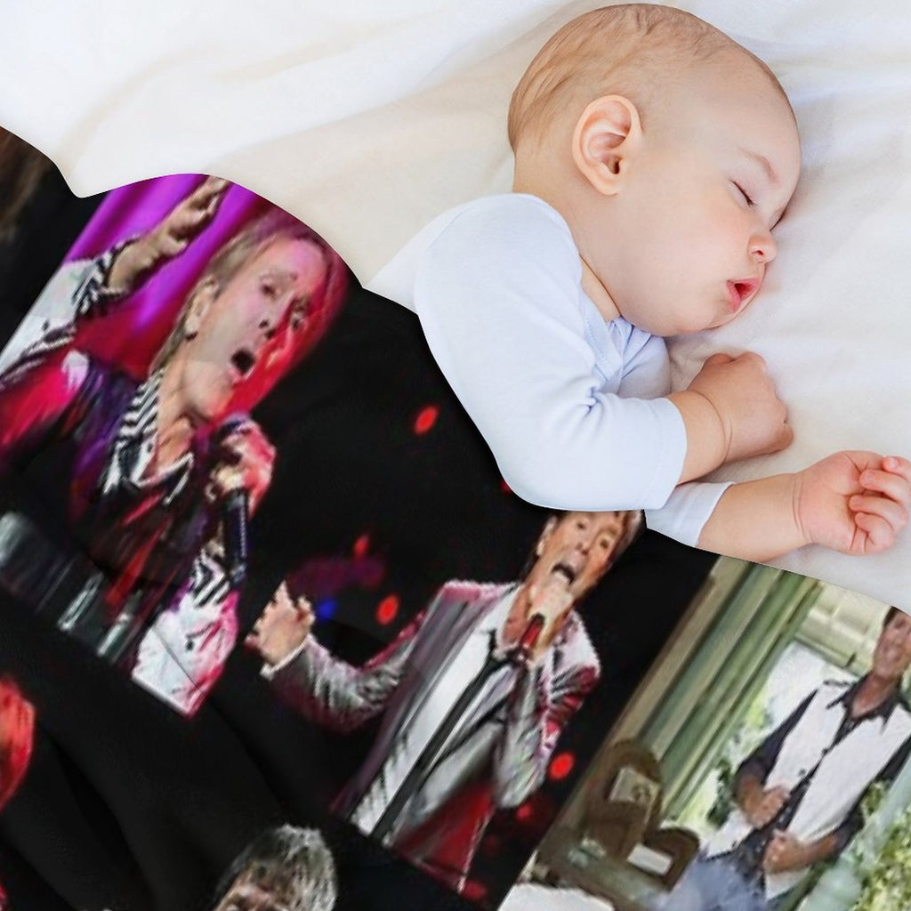 Cliff Richard Photo Collage Comfort Throw Blanket