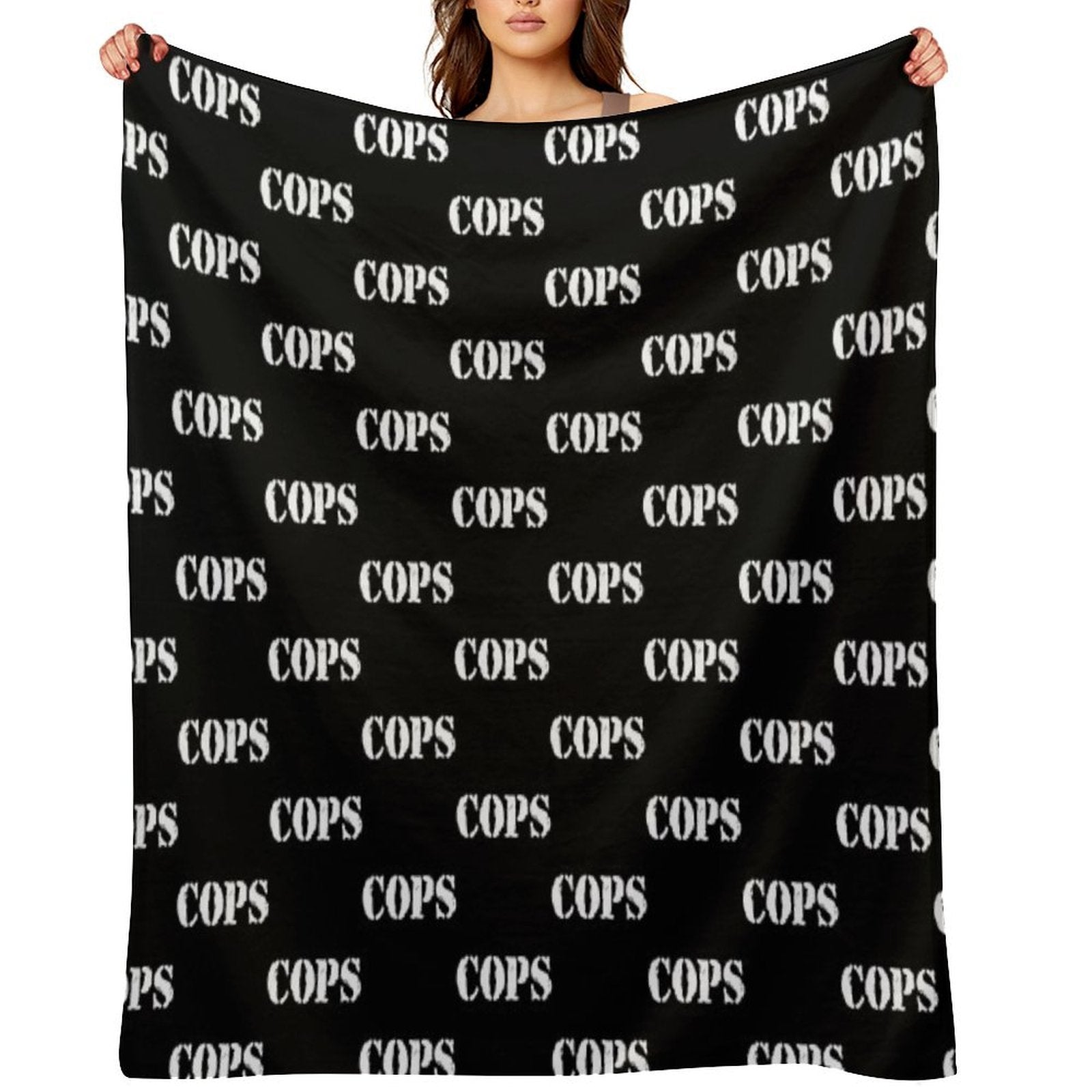 Cops All-season Throw Blanket
