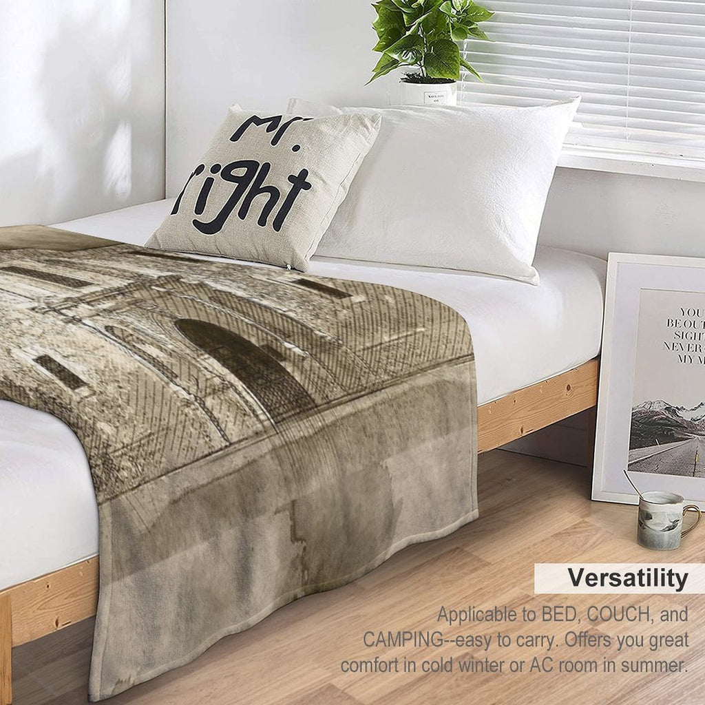 The Alamo Travel-friendly Throw Blanket