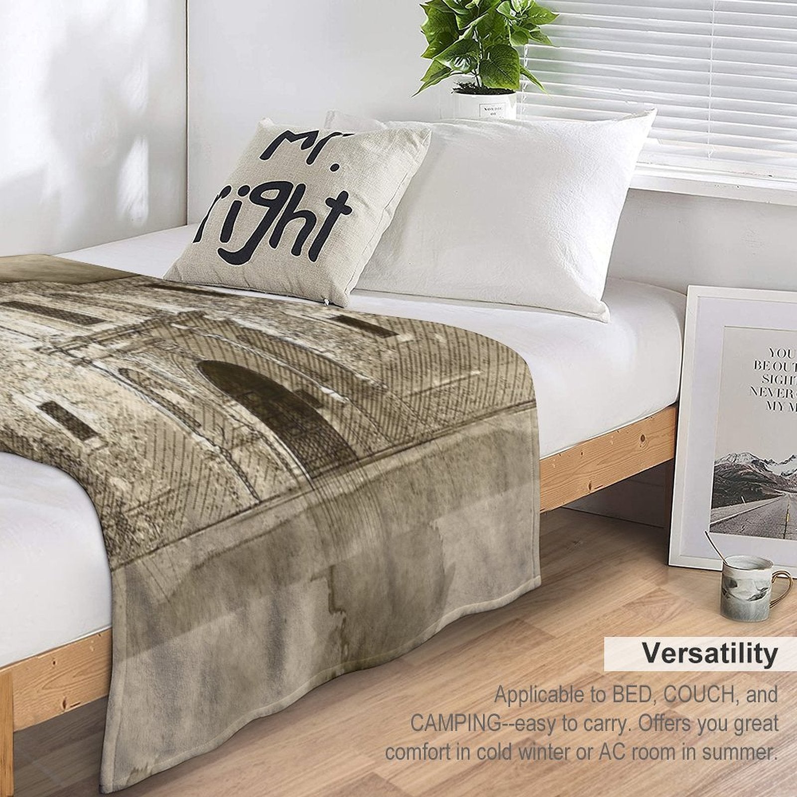 The Alamo Travel-friendly Throw Blanket