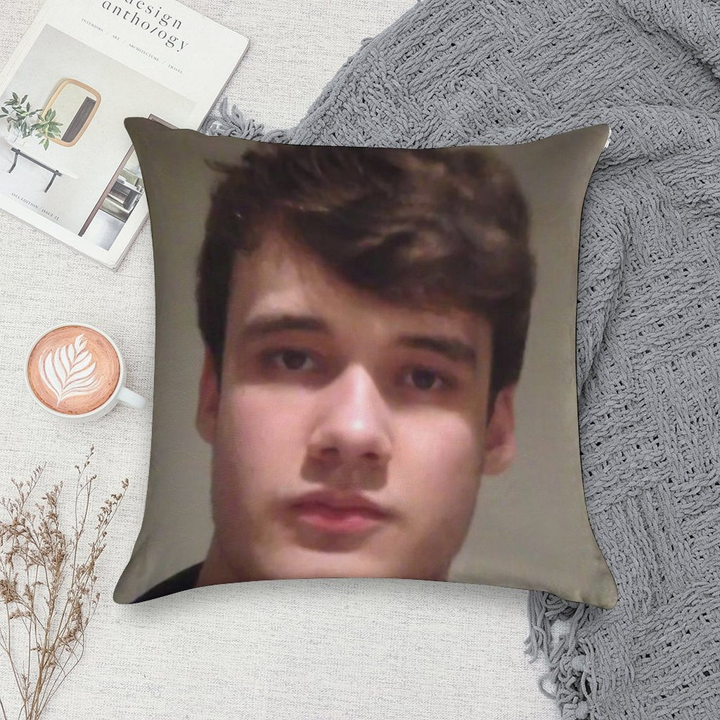 Wilbur Soot Soft Luxury Feel Throw Pillow
