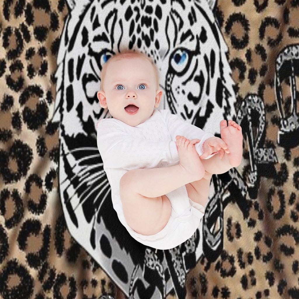 Leopard,cheetah Pattern Shrink-resistant Throw Blanket