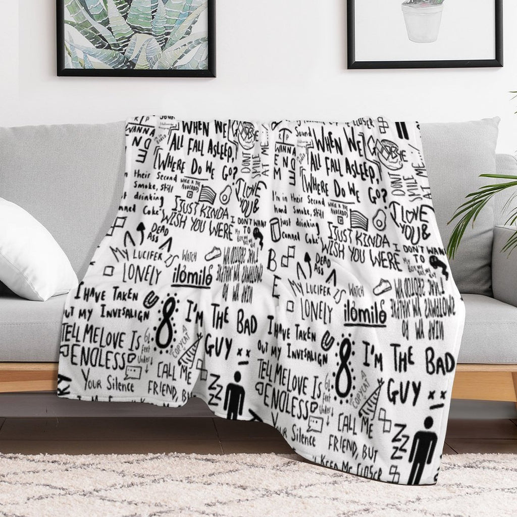 Billie Eilish Gift-ready Throw Blanket