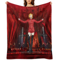 Mylène Farmer Nevermore 2024 Concert Compact Throw Blanket