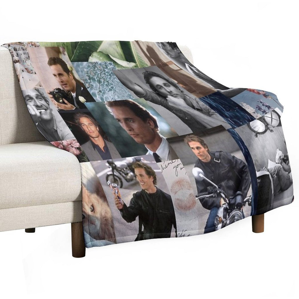 Matthew McConaughey Sustainable Throw Blanket