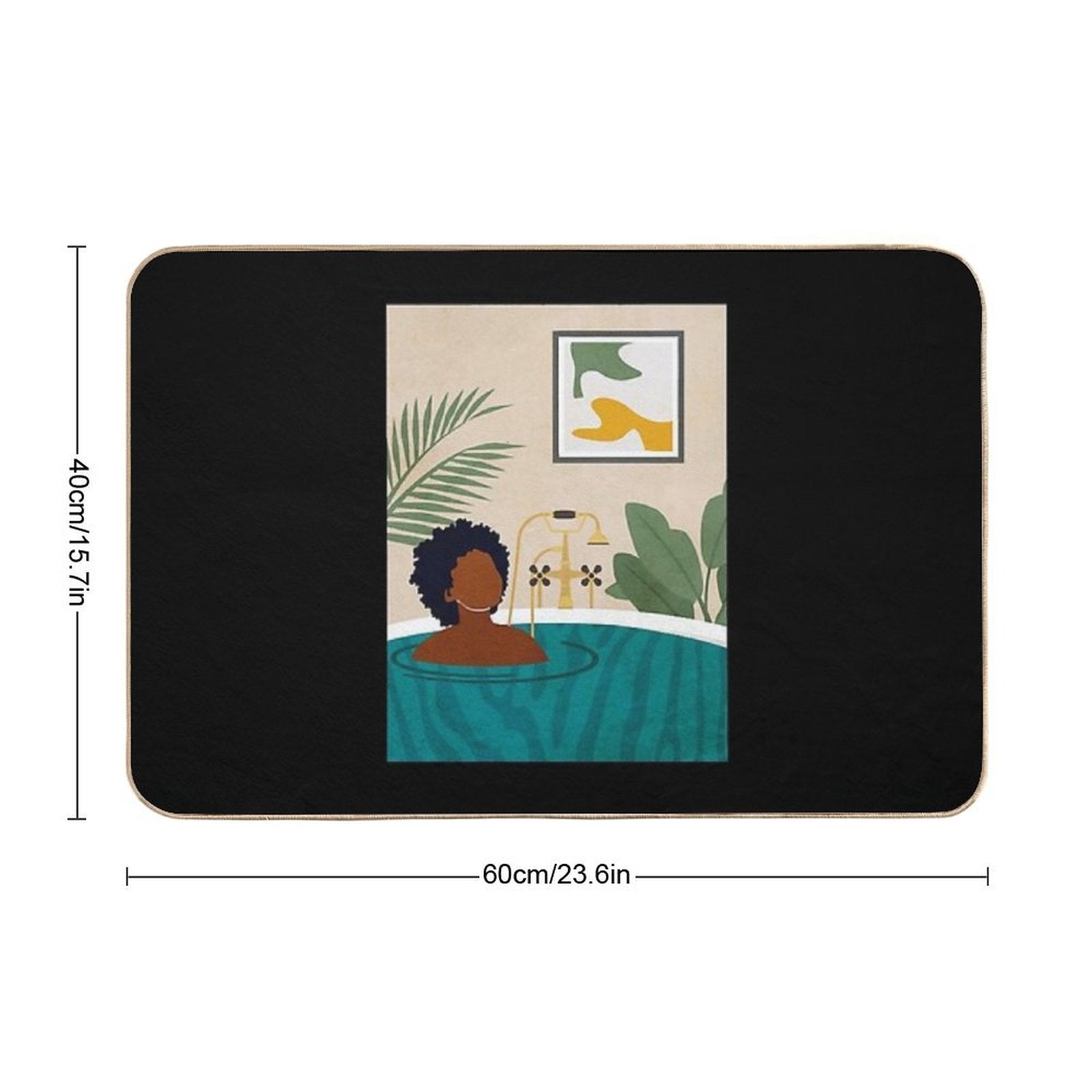 Bathtub Relaxation  Eco-Friendly Bath Mat