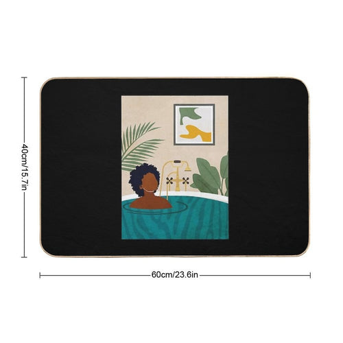 Bathtub Relaxation  Eco-Friendly Bath Mat