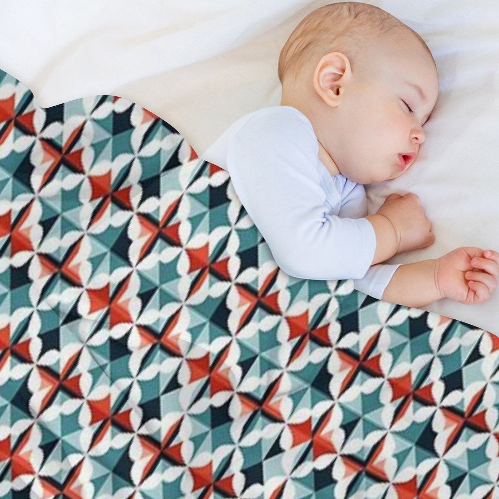 Contemporary Pattern Multi-functional Throw Blanket