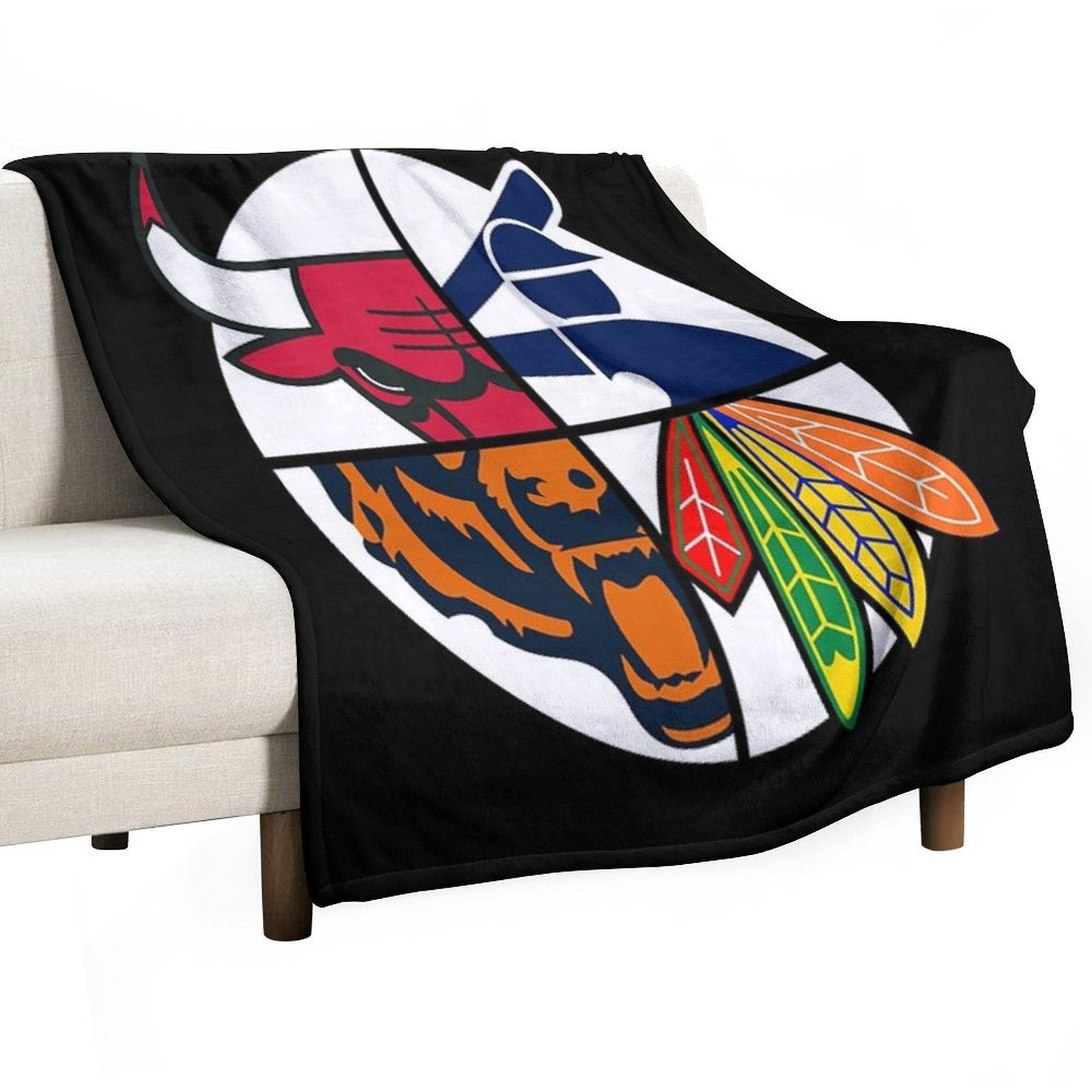 Chicago Southside Sports Machine-washable Throw Blanket