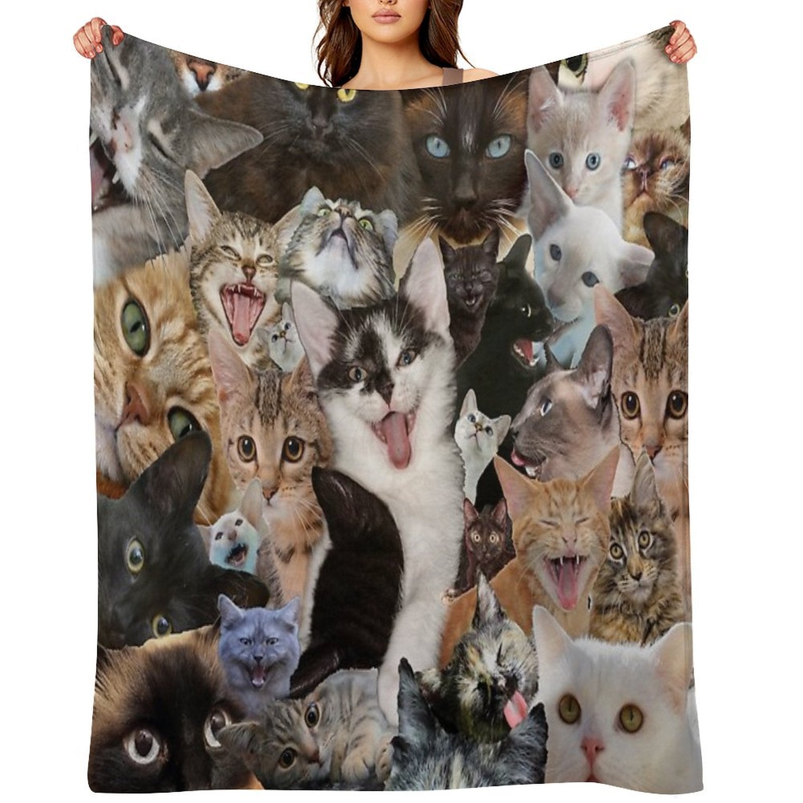 Cats Quick-dry Throw Blanket