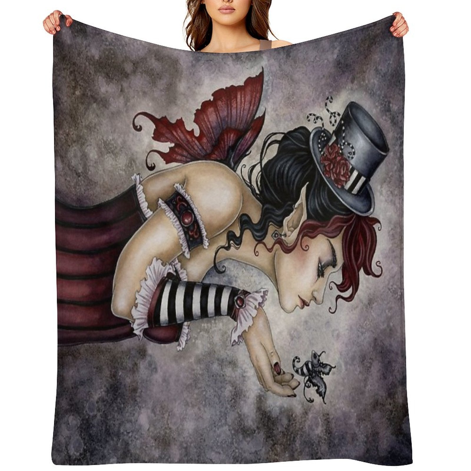 Fae Risque Multi-functional Throw Blanket