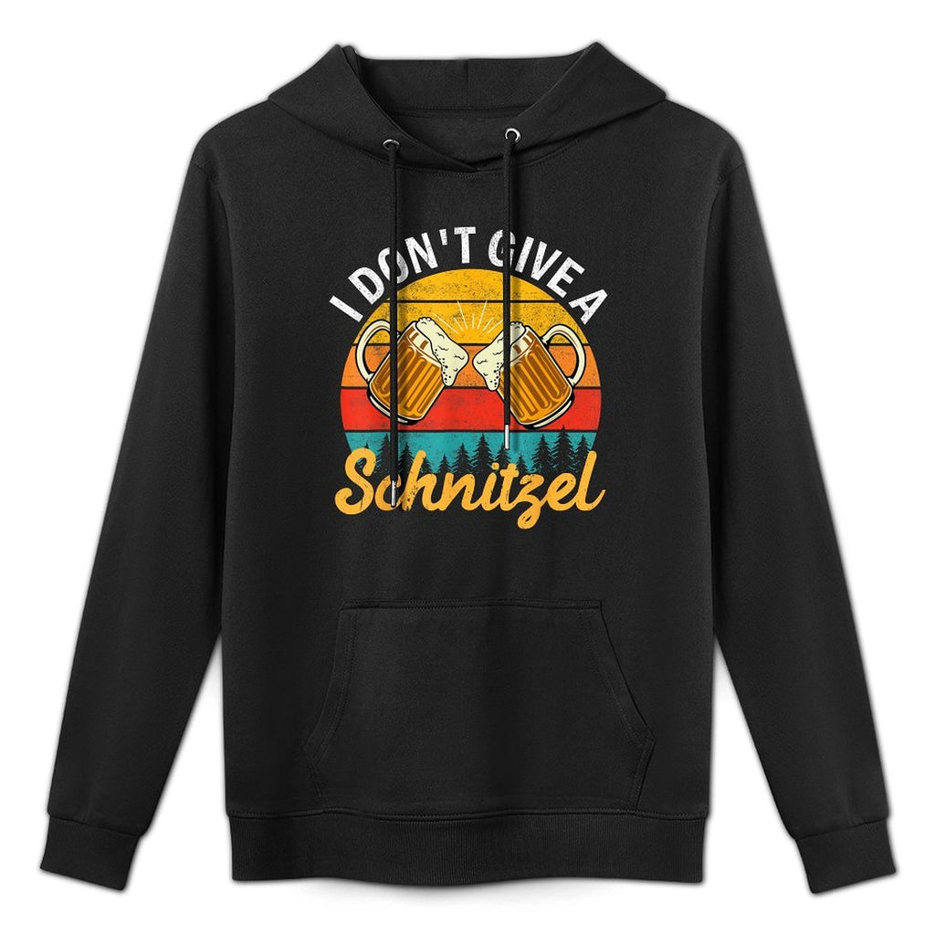 I Dont Give A Schnitzel Vintage Christmas, Beer Lovers Shrink-Resistant Hoodie