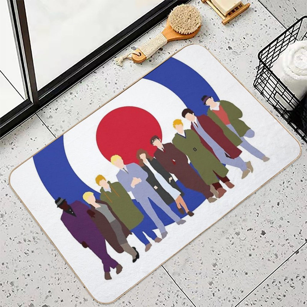 Quadrophenia Mod Target  Toxin-Free Bath Mat