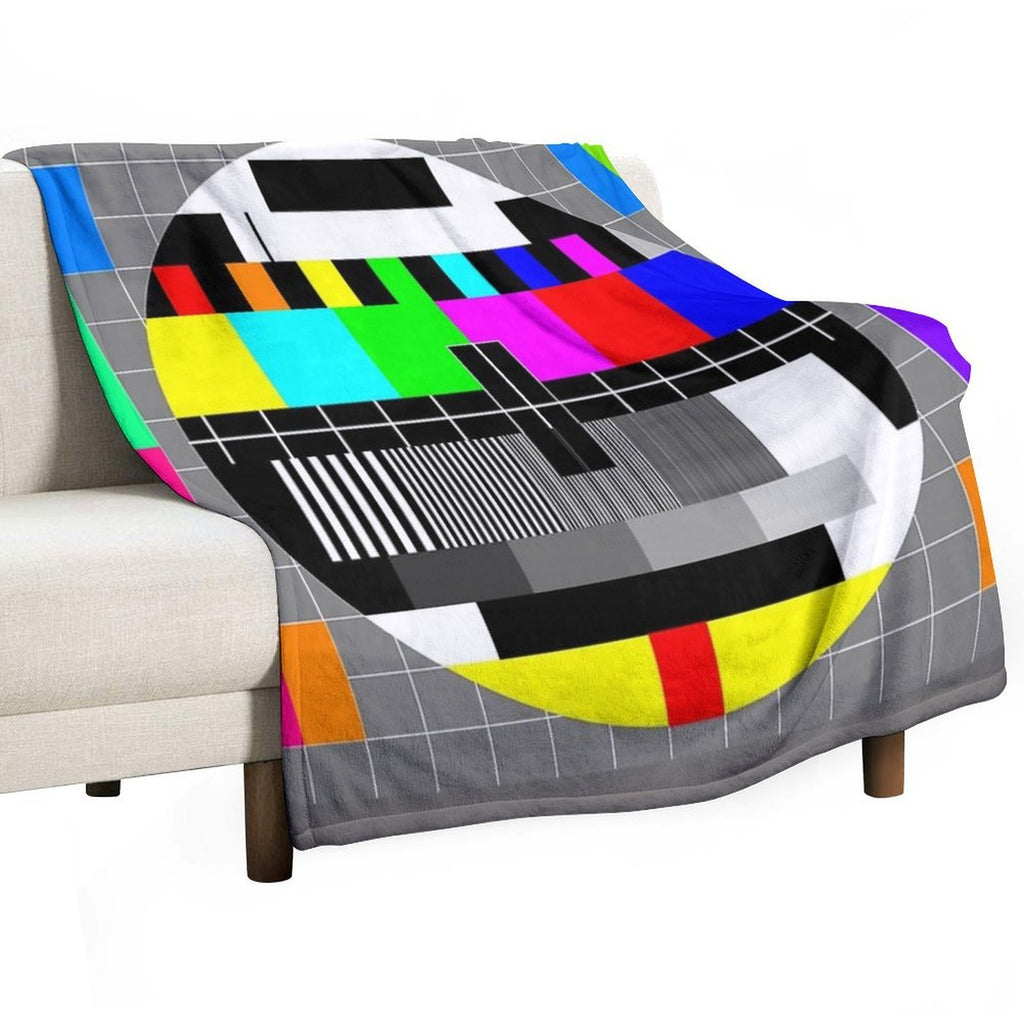 Television Test Card All-season Throw Blanket