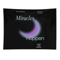 Dark Believe in Yourself Daily Reminder Positivity Quote Tapestry