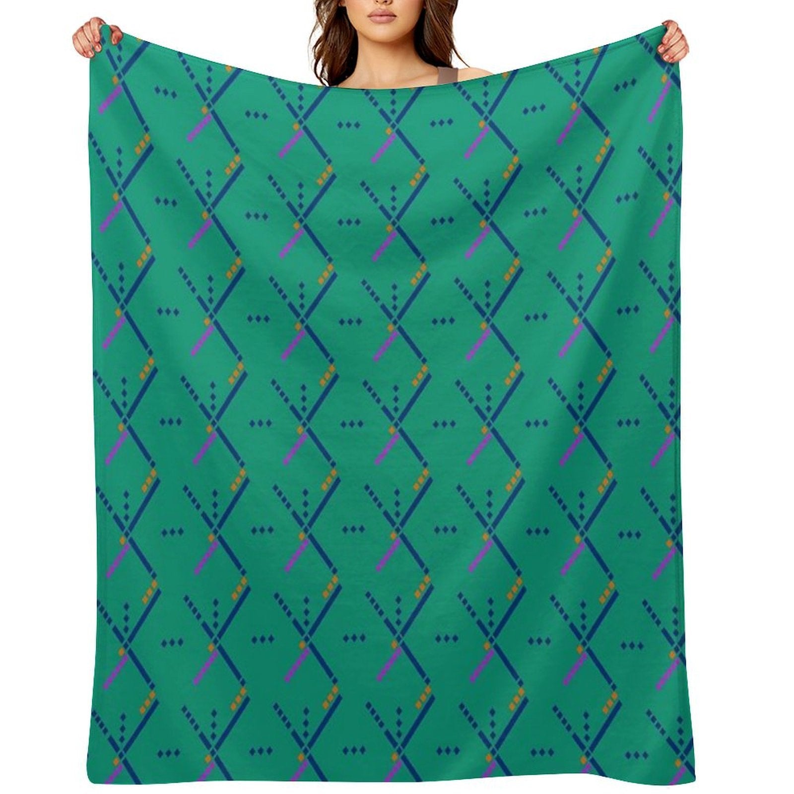 PDX Portland Airport Carpet Quick-dry Throw Blanket