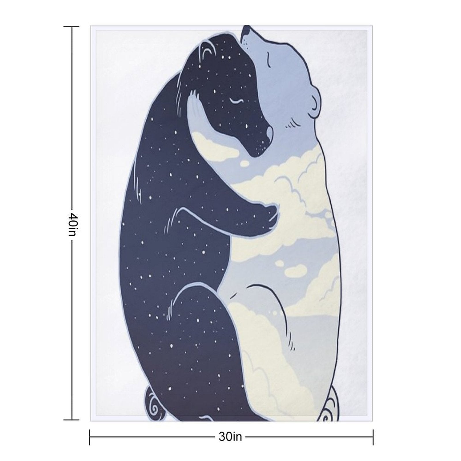 Day And Night All-season Throw Blanket