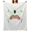 Alien Game Controller Plush Throw Blanket