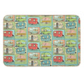 Camping Glamping in Vintage Trailers!  Toxin-Free Bath Mat