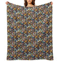 Music Cover Montage Old Lightweight Throw Blanket
