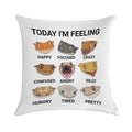 Today I'm Feeling... Crested Gecko Soft Decorative Cover Throw Pillow