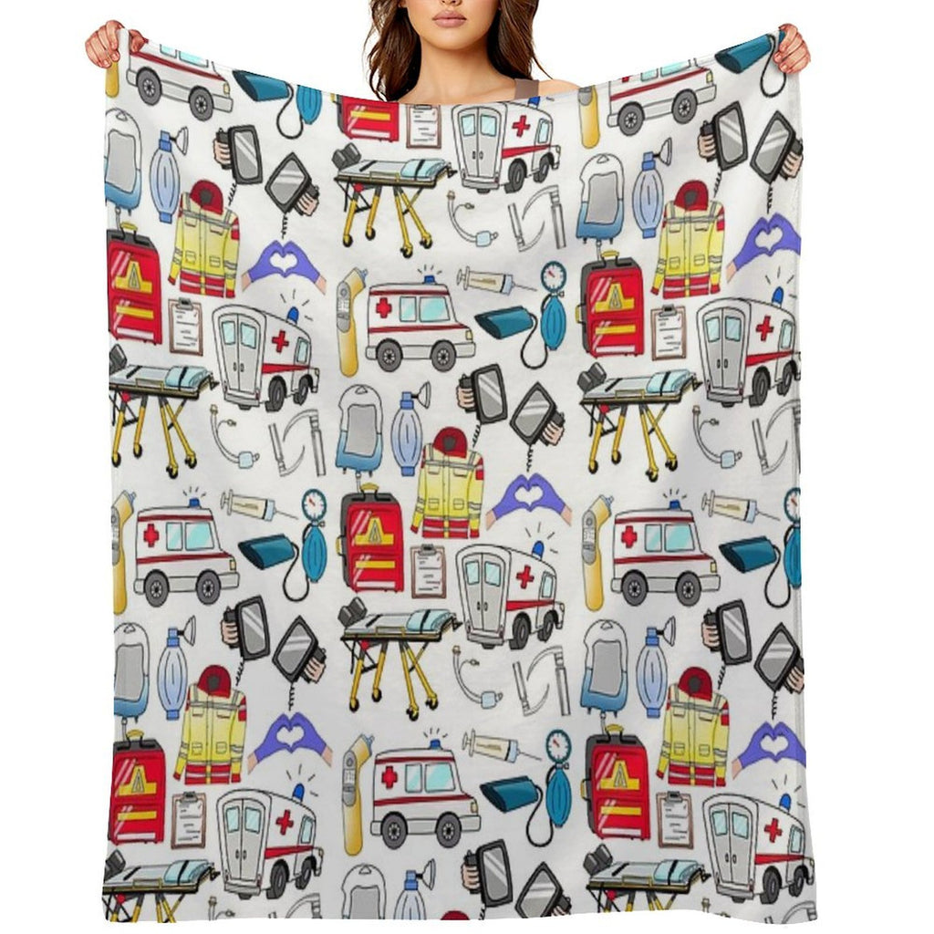 Paramedic Compact Throw Blanket