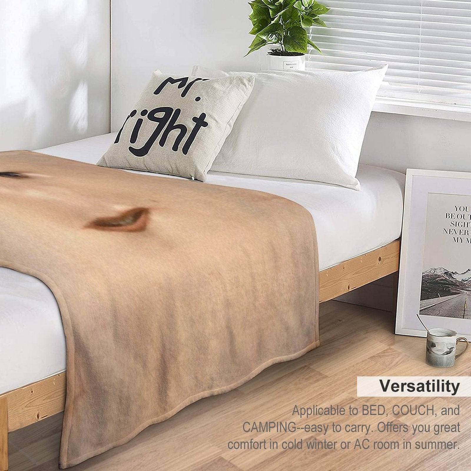Cassandra - Moisturize Me Multi-functional Throw Blanket