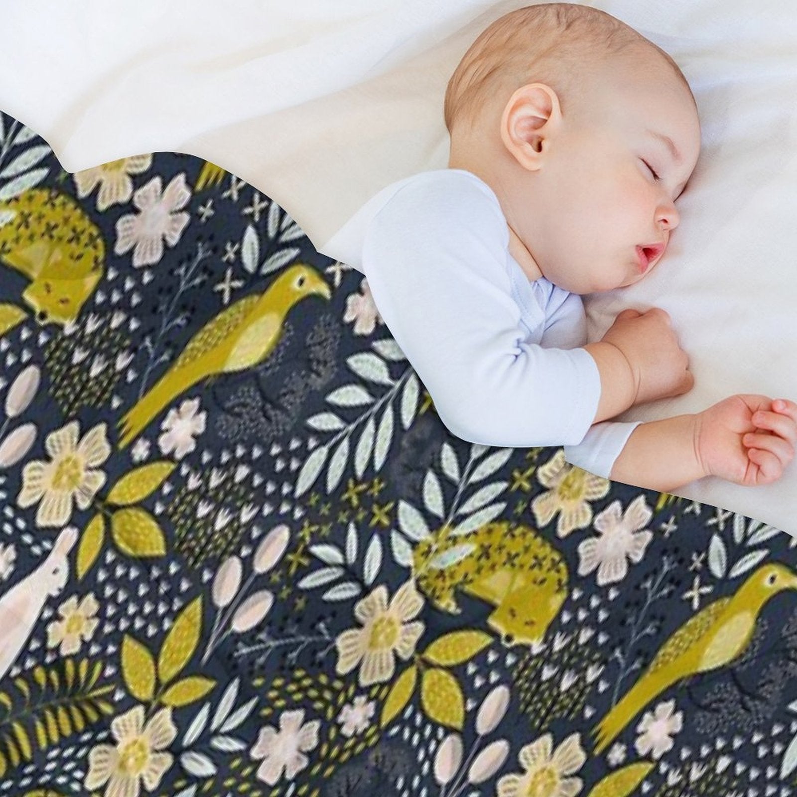 Woodland Flora Durable Throw Blanket