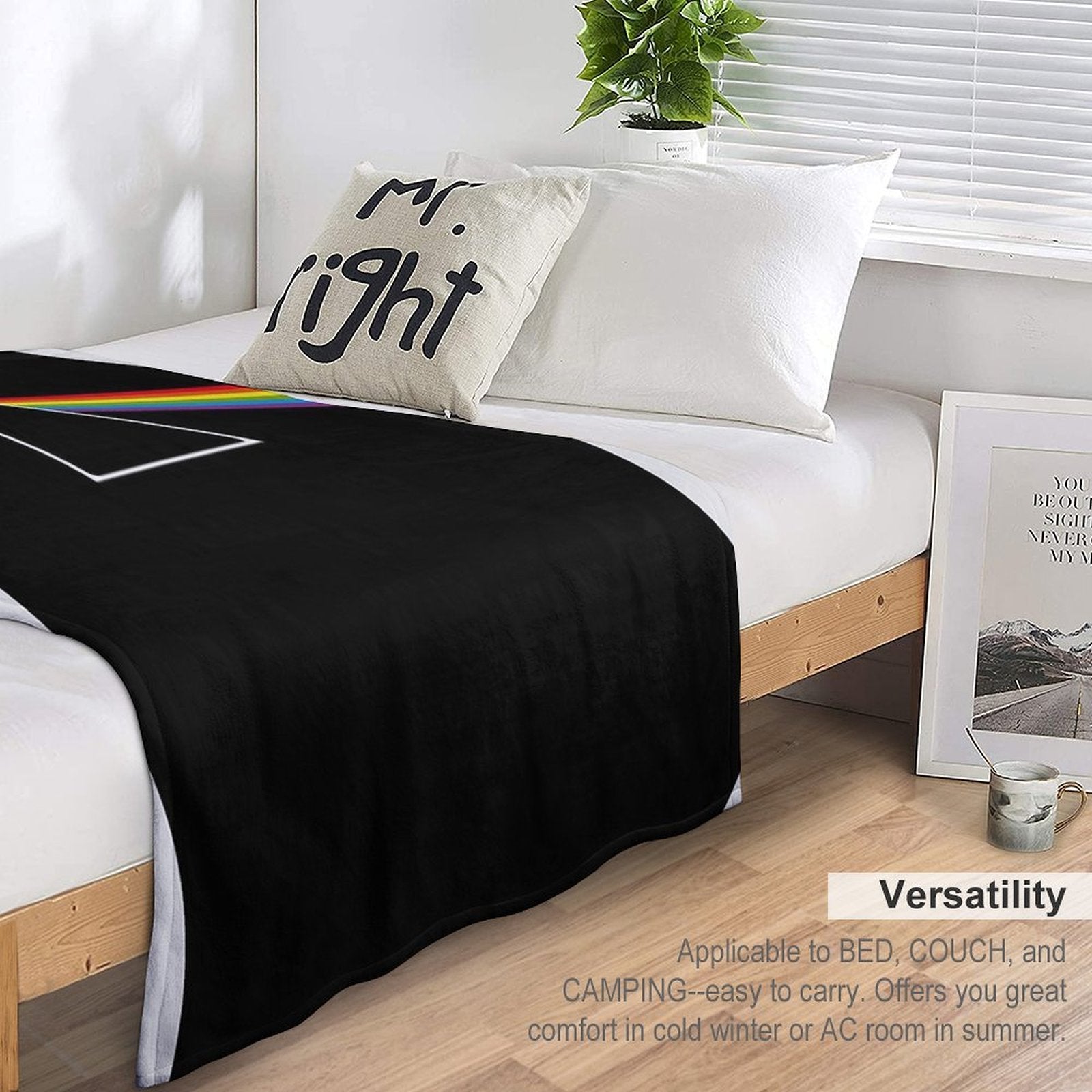 The Dark Side Of The Moon - PiinkFloyd List Album Songs  002 Gift-ready Throw Blanket