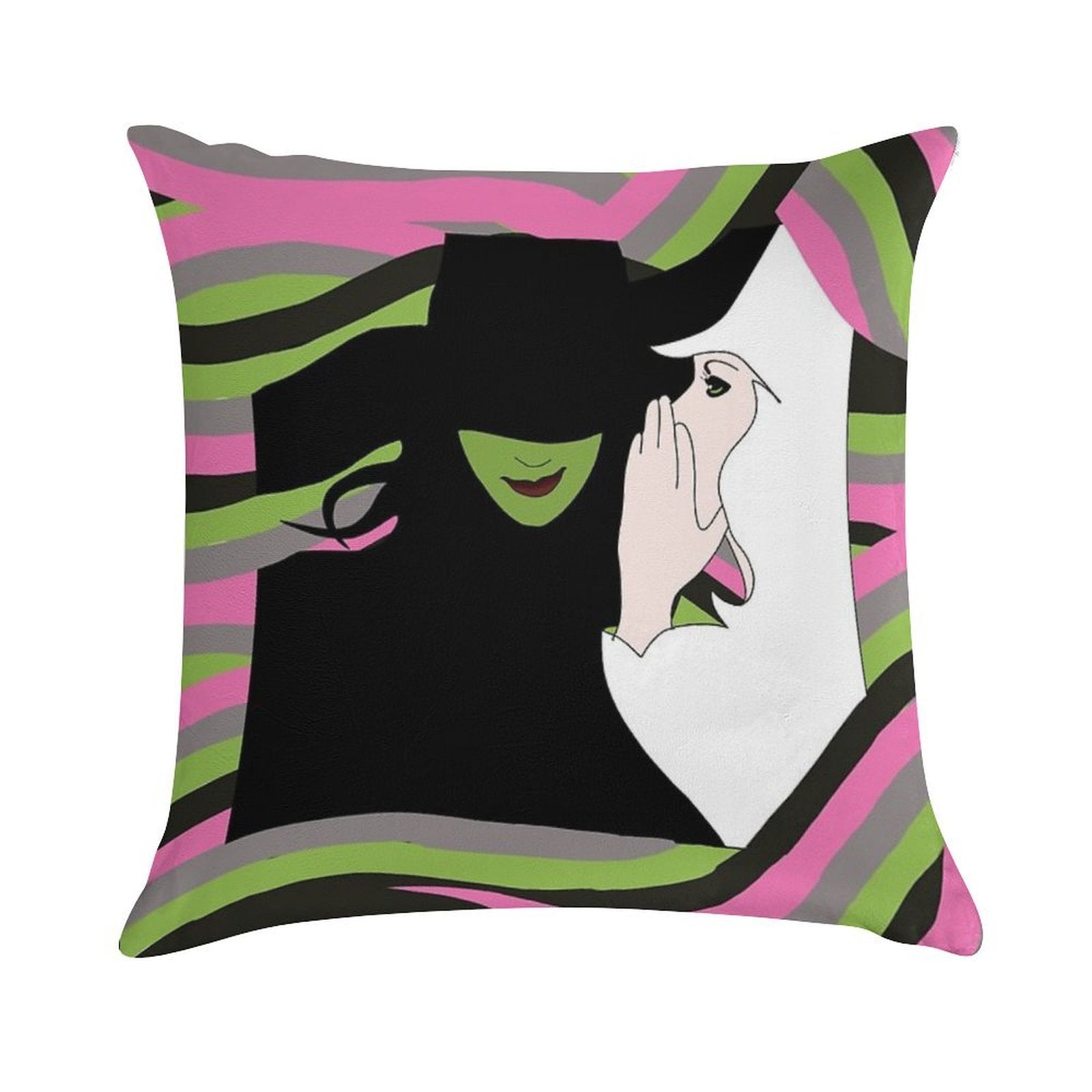 Wicked Album Cover Soft Washable Throw Pillow